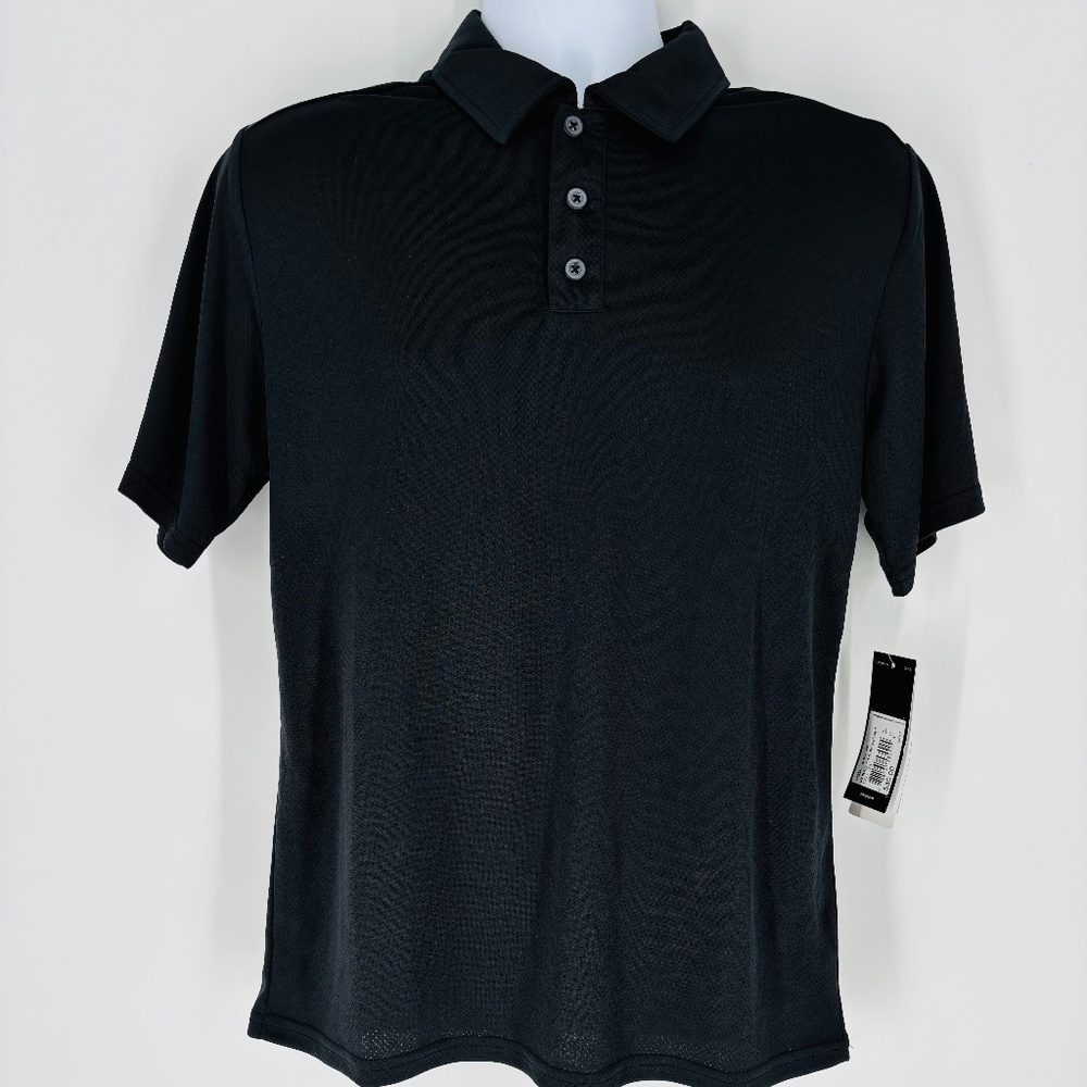 Adidas Climalite Men's Polo Shirt Black Performance Athletic NWT Size: S